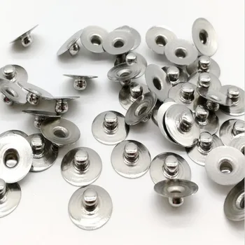 

2000sets/lot Medical ECG Snap Terminal Physiotherapy ECG parts male part Bottom nail of silver chloride with ABS