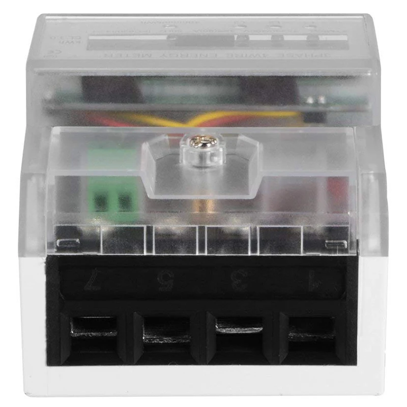 New Digital Lcd 50Hz 5(80)A 3X230V/400V Energy Meter 3-Phase 4-Wire Din Rail Electricity Power Accurate | Инструменты