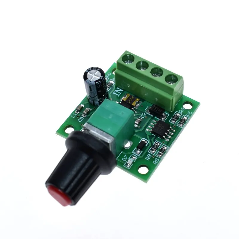 DC 1,8 V 3V 5V 6V 12V 2A PWM контроллер скорости двигателя Низкое Напряжение контроллер скорости двигателя шим 0- Регулируемый модуль привода
