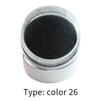 

No.26 Black Glitter Powder Pearl Pigment for Nails Decoration car Paint Coating Ceramic Soap Eye Sha