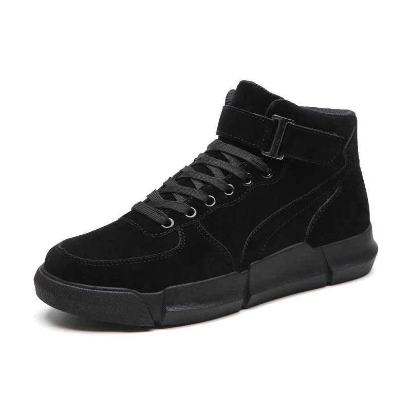 New Trend Casual Boots Men Designer Sneakers For Men Hook& Loop Men Young Ankle Boots Spring/Autumn Long Boots For Men
