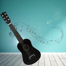 21/23 дюймов твердой древесины 6 Струны для акустической гитары практика мини-строка Акустическая гитара ra для детей начинающих на дому