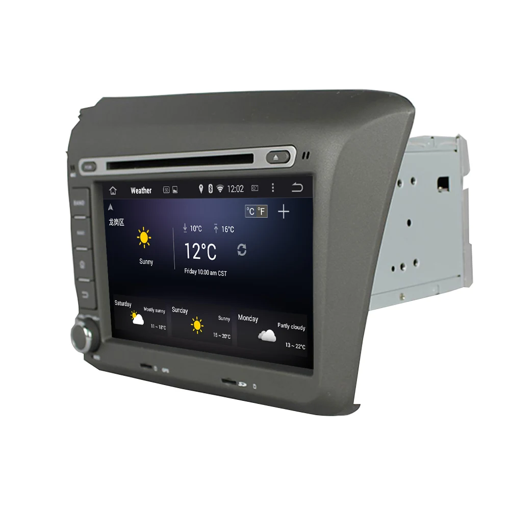 Excellent Android 9.0 CAR DVD Player for HONDA CIVIC 2012-2015 GPS navigation Car multimedia player 4+32G 3