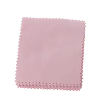 

50Pcs Pink Polishing Cleaning Cloth Jewelry Silver Gold Cleaner Jewelry Tools