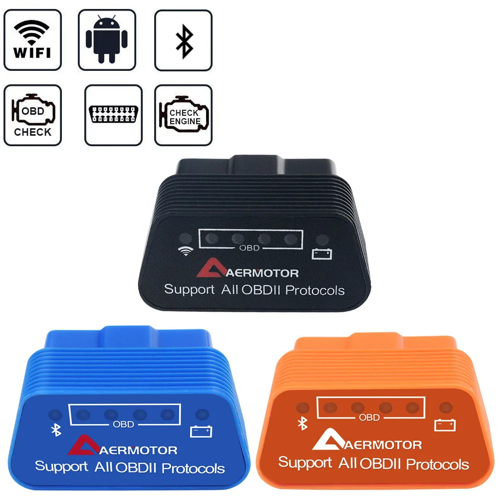 Умный мини сканер ELM327 OBD2 для TOYOTA ACURA ISUZU SUZUKI DAIHATSU OPEL ALFA SEAT RENAULT VOLVO Bluetooth Wi