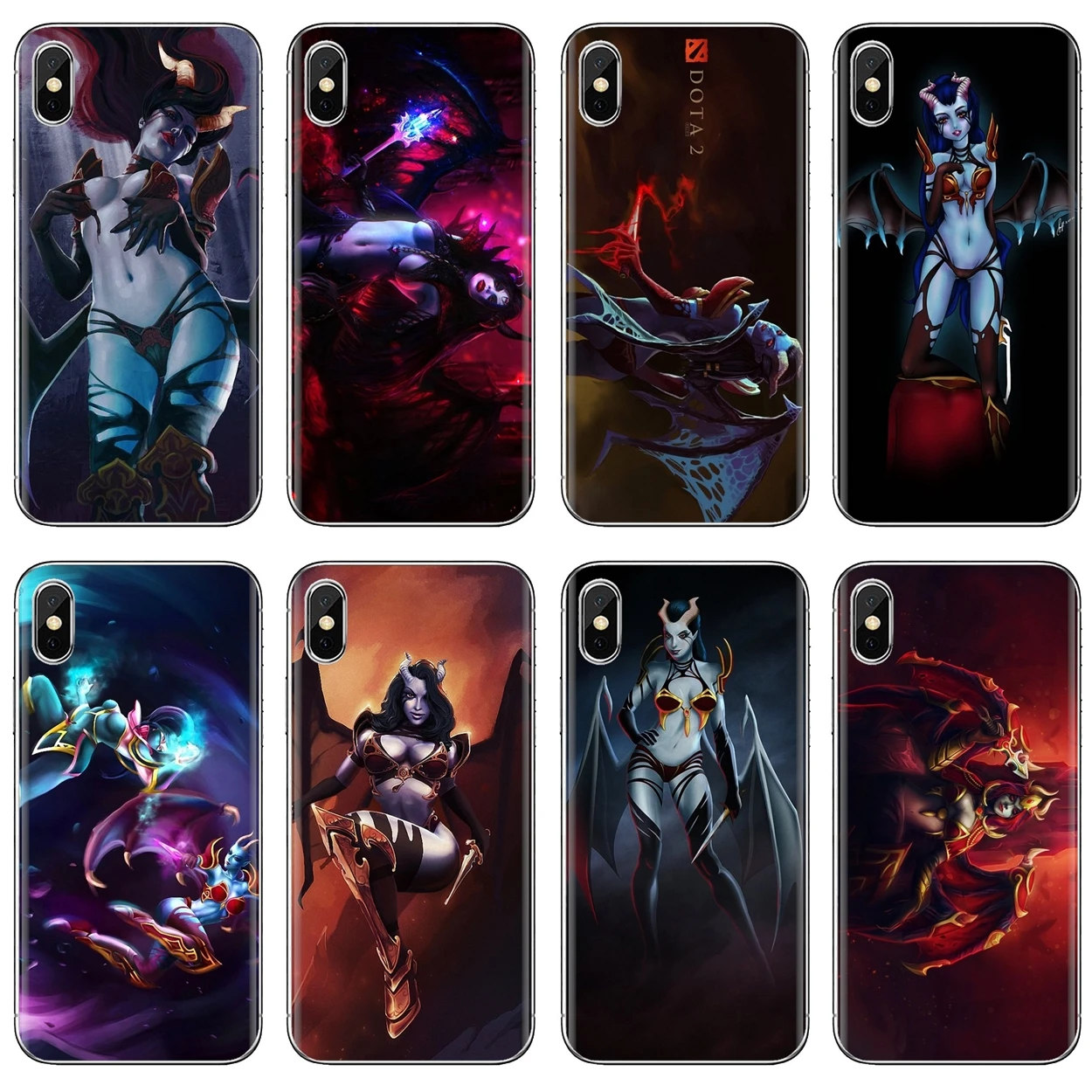 Мягкий чехол из ТПУ для телефона Xiaomi Mi A1 A2 A3 5X 6X 8 9 9t Lite SE Pro Max Mix 1 2 3 2S Akasha dota Queen of Pain