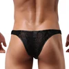 Men's Briefs Gay Underwear Men Panties Transparent Lace Briefs Bikini Man Thong Male Mesh Lingerie Bulging Penis Pocket T Pants 2