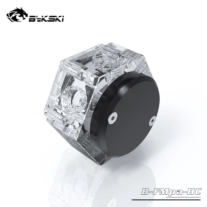 Bykski акриловый расходомер 6 Way G1/4 резьба 5V GND светильник для AURA охлаждающий фильтр