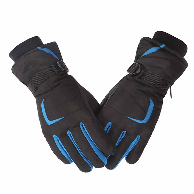 Брендовые новые лыжные перчатки мотоциклетные водонепроницаемые флисовые теплые перчатки Сноуборд снегоходные перчатки мужские и женские зимние перчатки мужские Q