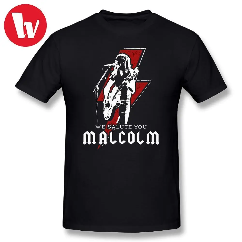Ac Dc Print Tee Shirt Acdc Malcolm Young Australian Guitarist T Shirt Summer 100 Percent Cotton T Shirts Men Casual T Shirt Aliexpress