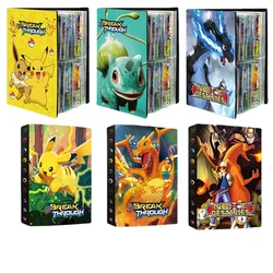 Grand livre de cartes Pokémon, Collection Pokémon, paquet de cartes monstres, jouets 