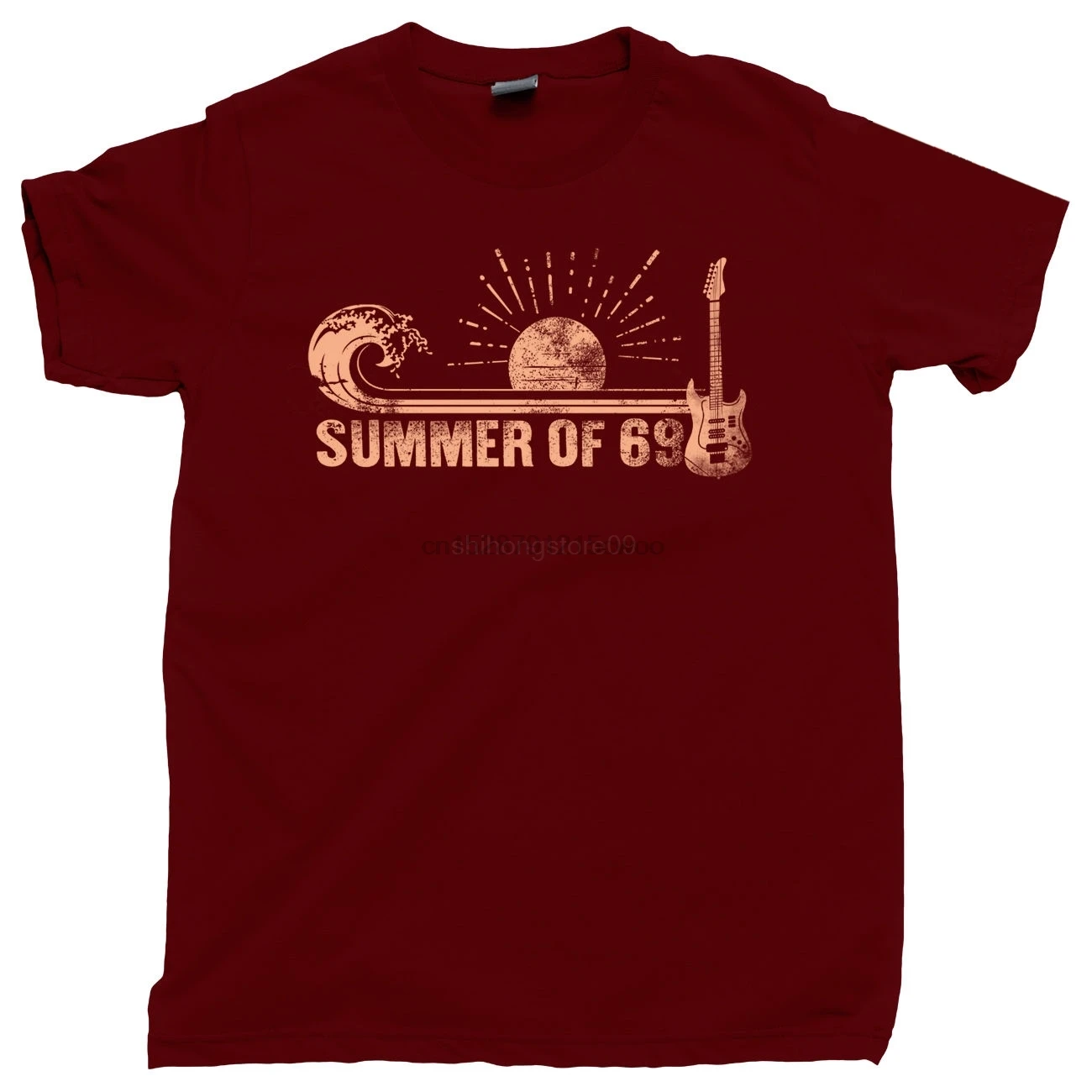 Fashion Cotton Shirts for Men Bryan Adams Summer of 69 Live Concert Cd Reckless Cuts Like A Knife Printed Tops Tee