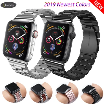 

Strap For Apple Watch 5 4 3 2 1 44mm 40mm Iwatch Band 38mm 42mm Stainless Steel Link Bracelet Wrist Metal Watchband Accessories