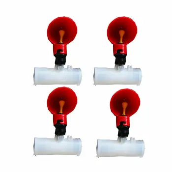 

4* Poultry Drinking Cups Chickens Turkey Automatic Drinking Fountains Supplies