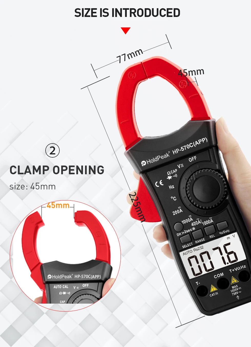 Cheap Pinças amperimétricas