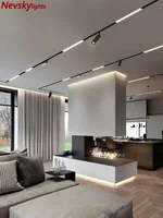N1 Modern Recessed Magnetic Track Lights design led Lamp Magnetic Rail Ceiling System Indoor Track Lighting Spot Rail Spotlights 1