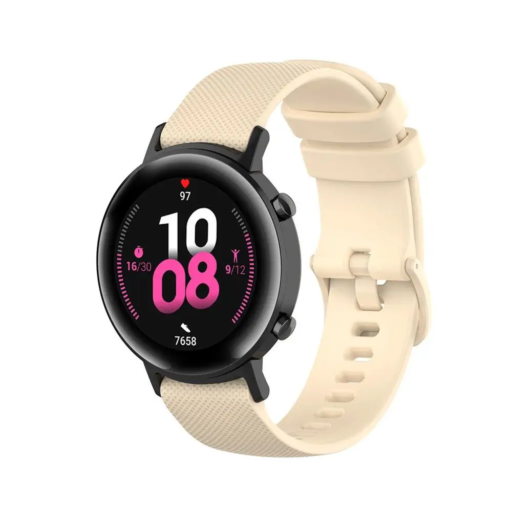 BG Силиконовый ремешок для часов iwatch 38 мм 42 мм спортивный браслет резиновый ремешок для часов или huawei Watch GT2 42 мм сменный ремешок - Цвет: BG