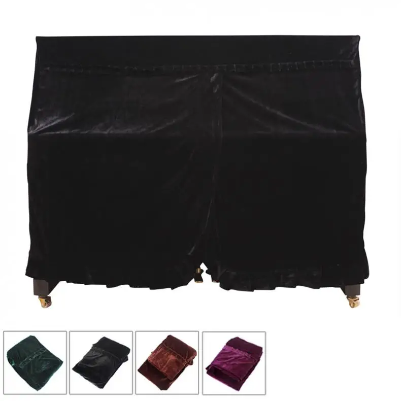 

Piano Cloth 158 x 112 x 50cm Pleuche Musical Piano Dust-proof Cover Dust Guard Tool for Upright Piano