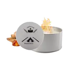 

Portable Fire Pit Lightweight Quick Use Fire Pit For Camping 3-5 Hours Of Burn Time Mini Fire Pits Portable Bonfire For Outside