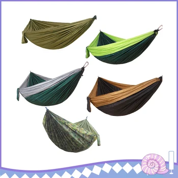

Portable Hammock Leisure Hammock Adult Outdoor Backpacking Travel Survival Hunting Sleeping Bed Portable Hammock Super Light
