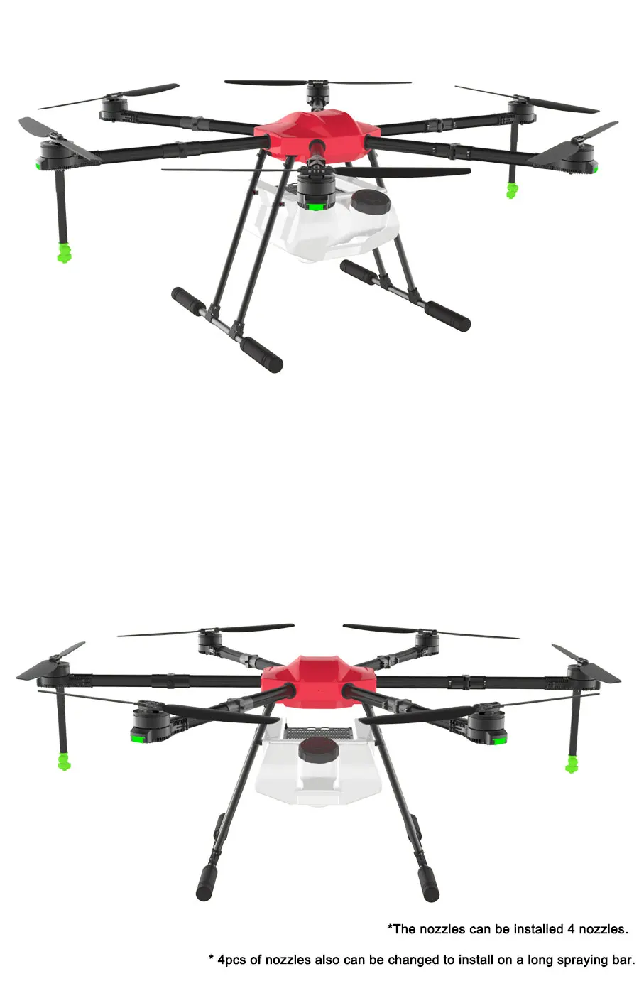 JMRRC V1300 сельскохозяйственный распылитель Дрон рамка Комплект 10л 1250 мм Колесная база гексакоптер с 10 кг распылительная система Pexticide распылитель Дрон