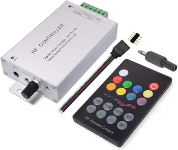 

18 Keys Sound Sensor RF Remote DC 12V-24V,12A Music Activated Controller RF Controller LED controller for SMD5050