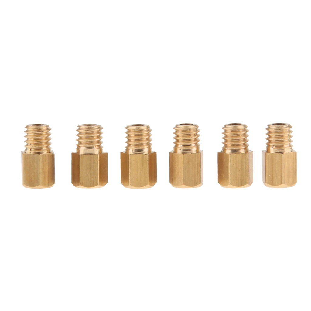 12x Motorcycle Carburetor Hex Head Main Jet Set 100 110 120 130 140 150 160 170 180 190 200 210 Size - M5 Thread