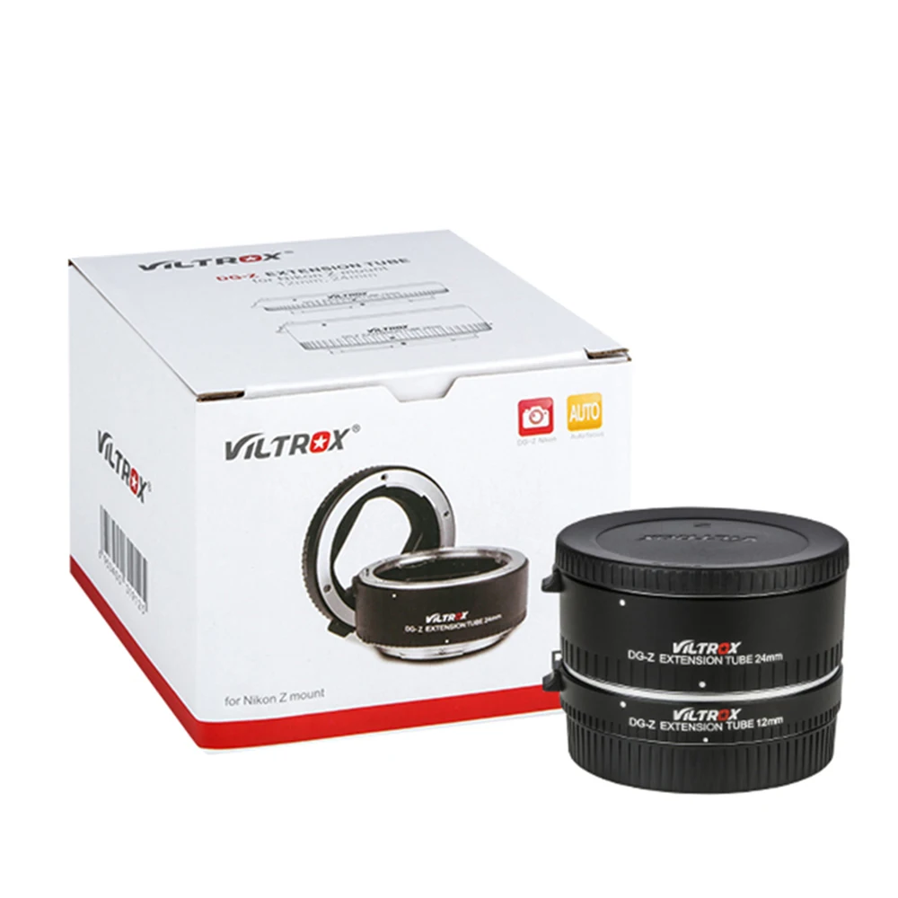 Viltrox Dg-z 12mm+24mm Af Macro Extension Tube Auto Focus Adapter