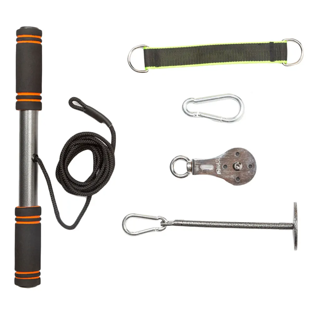 

Fitness Arm Trainer Pulley Cable Machine Arm Biceps Triceps Pull Rope Forearm Strength Trainning Home Gym Workout Equipment