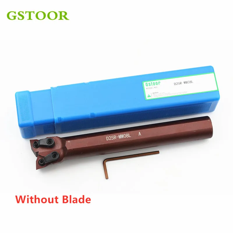 1PC D25R MW08H D25R MW08L D25R MW08R Lathe Turning Tools Holder Tool Parts CNC Lathe Tools spring Steel double-ended ToolHolder grinding spindle