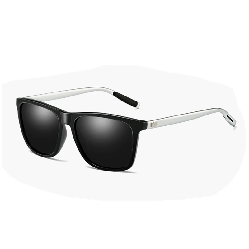 3-SilverGray MUSELIFE Брендовые мужские винтажные алюминиевые поляризованные солнцезащитные очки классические очки для вождения прямоугольные очки для мужчин Oculos masculino - Цвет линз: 3-SilverGray