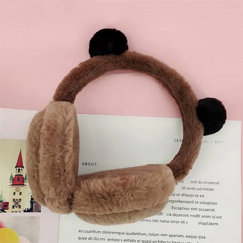 Autumn and winter children earmuffs, earmuffs, winter plush earrings, boys, girls, children, warm earcovers, cute baby earcovers