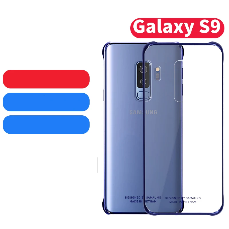 samsung Galaxy S9 Plus чехол Прозрачная Жесткая задняя панель из поликарбоната полная защитная Galaxy S9 Plus оригинальная Роскошная оболочка