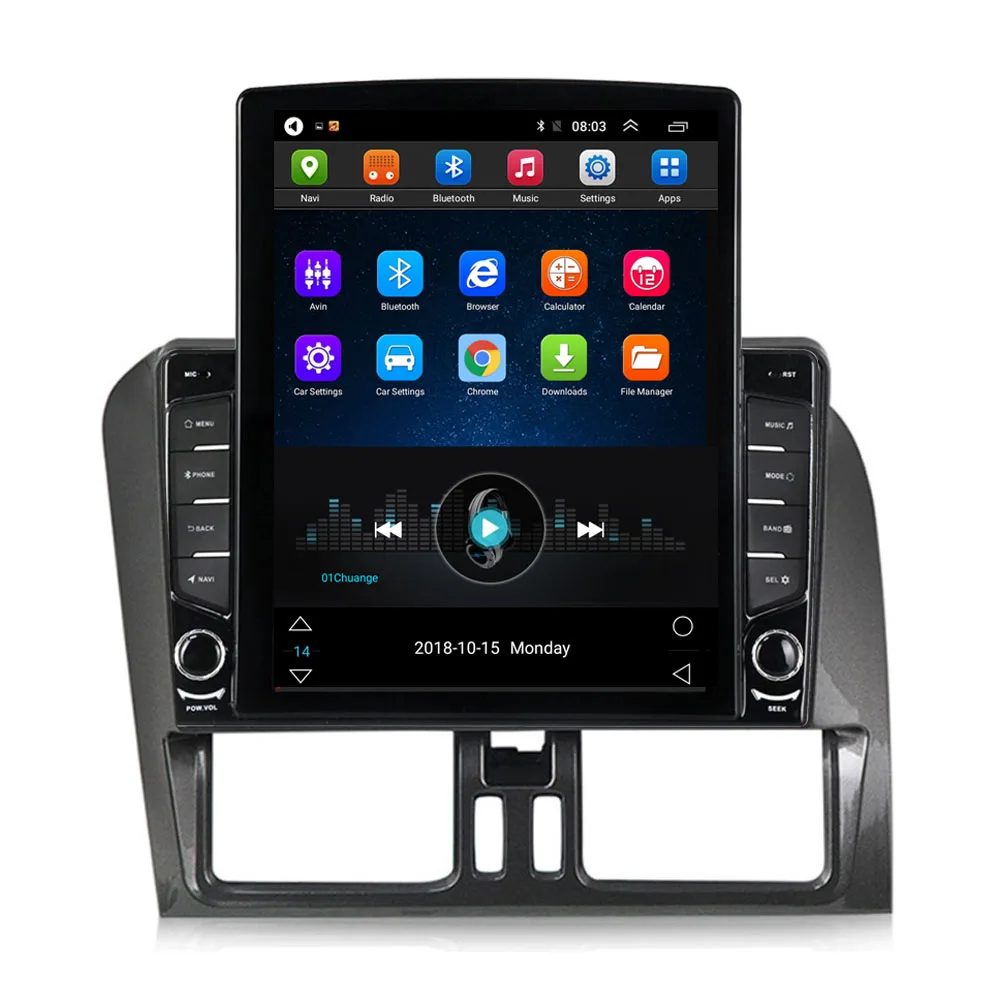 9 7 &quotAndroid 10 1 для Volvo XC60 2009 2010 2011 2012 Tesla тип автомобиля Радио Мультимедийный