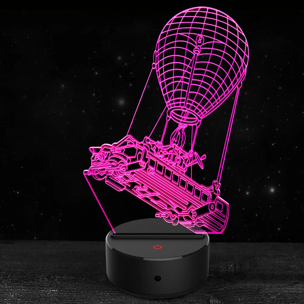 Светодиодный ночник, сенсорный игрушечный 3D ночник, Детский Светильник, Домашний Светильник для мальчиков и девочек, подарки для детей