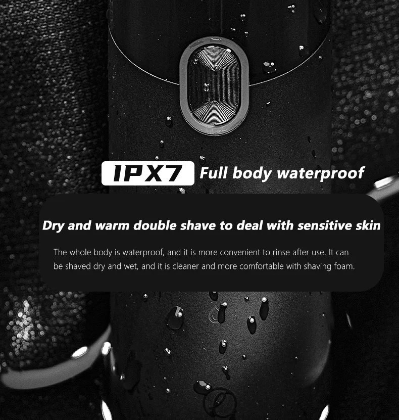 Xiaomi Enchen Mocha S Electric Shaver 360° Magnetic IPX7 Washable description image 16