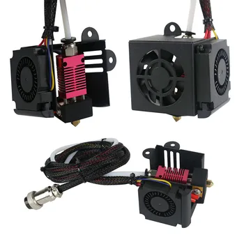 

3D Full Assembled Extruder Kits with 2PCS Fans Fan Cover Air Connections Nozzle Kits for CR-10 Series 3D Printer Parts