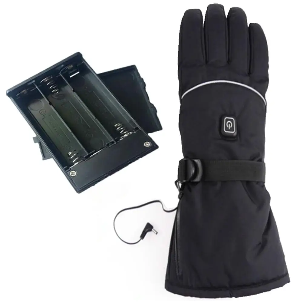 Cycling Heated Gloves Electric Washable Insulated Heating Gloves Keep Winter Warm For Skiing Riding Outdoor Sports Camping Ski