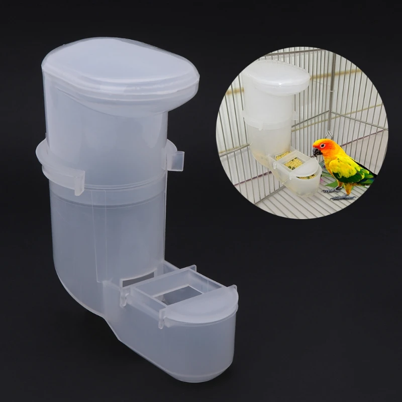 Кормушка для птиц автоматическая подача воды пищи поилка попугай ПЭТ клип диспенсер клетка J6PD дропшиппинг