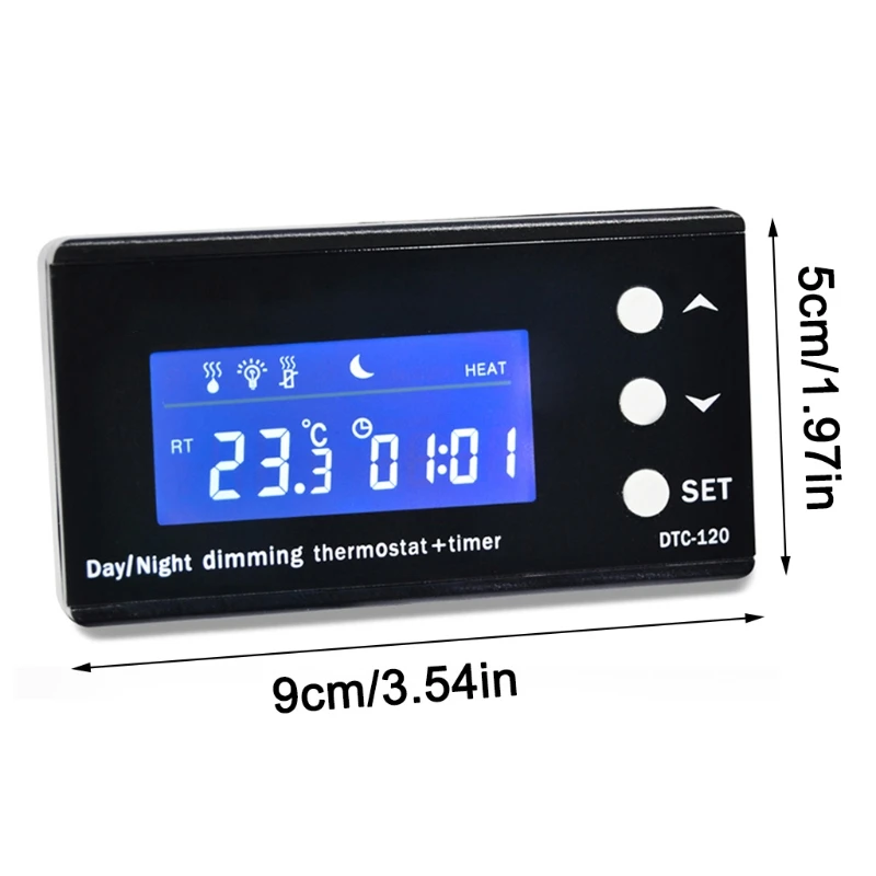 Digital réptil pet nest termostato sonda de
