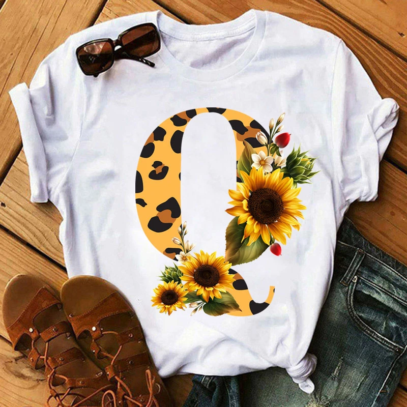 sunflower print t shirt