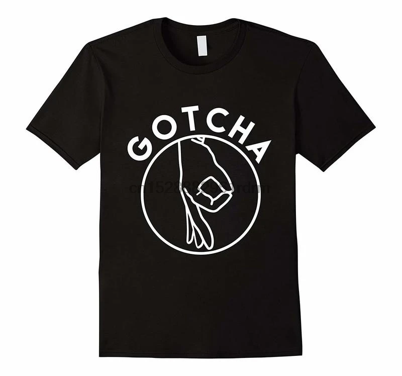 Одежда забавная игровая футболка Gotcha You Look The Finger Circle 6283 |