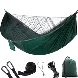 Hamac Anti moustique, nouveauté, ouverture rapide, multifonctionnel, militaire, vert, allongé de 290x140 