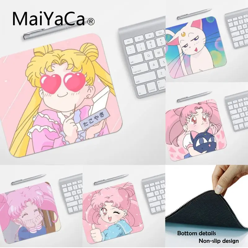 

MaiYaCa Top Quality Sailor Moon Laptop Computer Mousepad Top Selling Wholesale Gaming Pad mouse