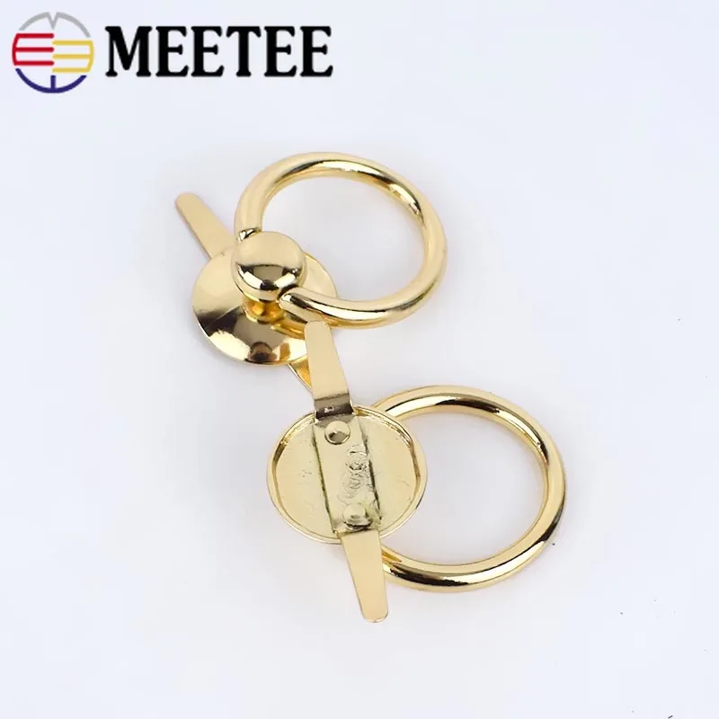 Meetee 4/10 шт. ID25mm мешок висит-хомут с круглым воротником для мальчиков и девочек с пряжкой женская сумка цепочка украшения для ногтей крюк DIY Чемодан ремень аппаратных аксессуары для ванной комнаты