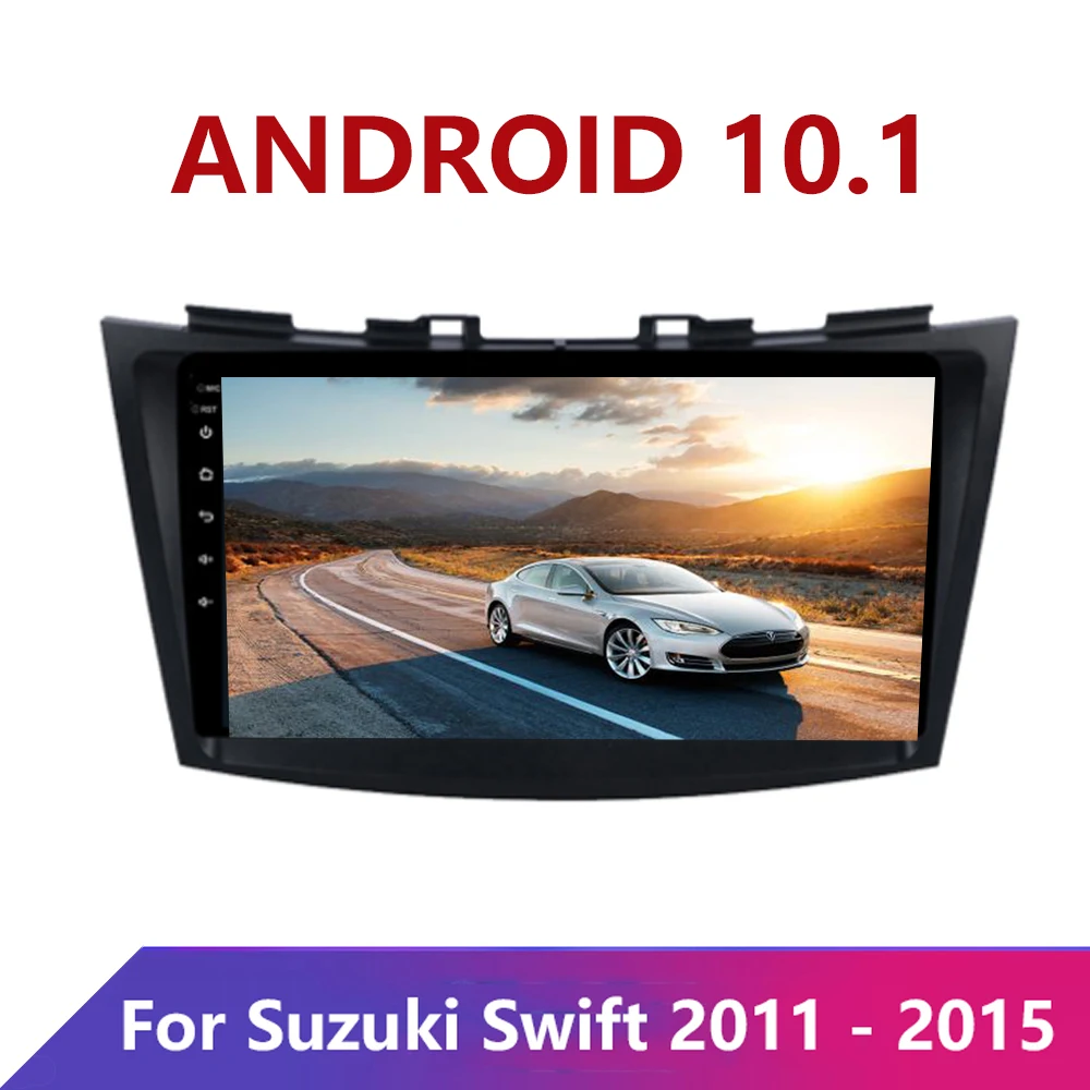 

2 Din Android 10.1 Car Multimedia Video Player 9" Double DIN Stereo Car radio GPS Navigation Bluetooth WiFi for SWIFT 2011 -2015
