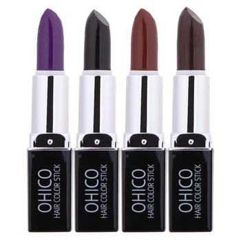 

HOT Unisex Styling Hair Dye One-off Hair Color 4 Color Temporary Hair Dye Hair Lipstick Chalk Crayons Paint MKXJ