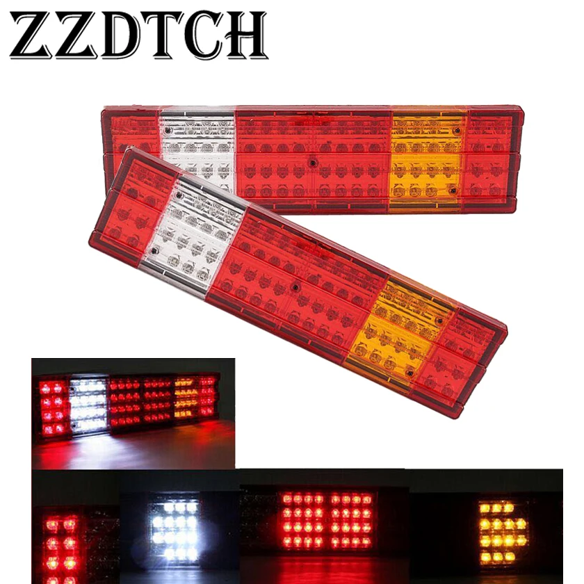 ZZDTCH 2 шт. 24 В светодиодные задние лампы, используемые для benz габаритный сигнал для грузовых автомобилей