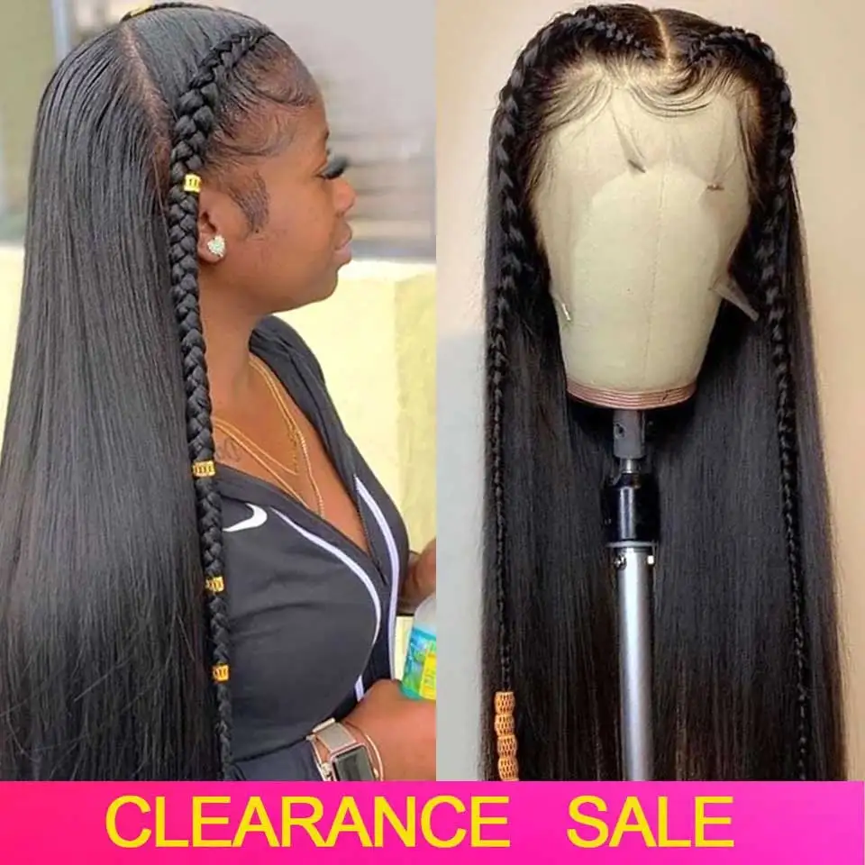 Straight Lace Front Wig Pre Plucked 13X6 Transpant Human Hair Wigs 4X4 5X5 Closure Hd | Шиньоны и парики