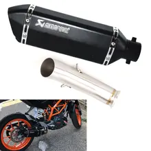 Мотоциклетная выхлопная система для KTM RC390 DUKE 390 DUKE 125 RC 390 с выхлопом с db killer FP02